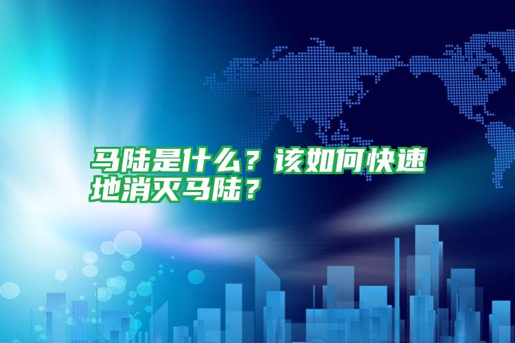 馬陸是什么？該如何快速地消滅馬陸？