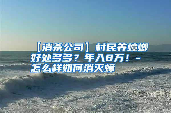 【消殺公司】村民養(yǎng)蟑螂好處多多?年入8萬(wàn)!-怎么樣如何消滅蟑