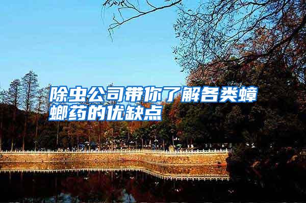 除蟲(chóng)公司帶你了解各類(lèi)蟑螂藥的優(yōu)缺點(diǎn)