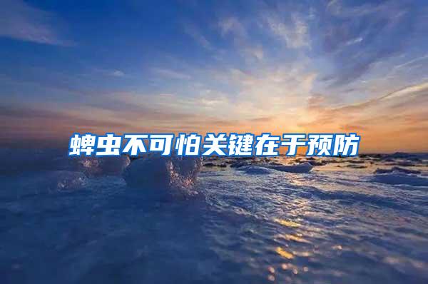 蜱蟲不可怕關(guān)鍵在于預防